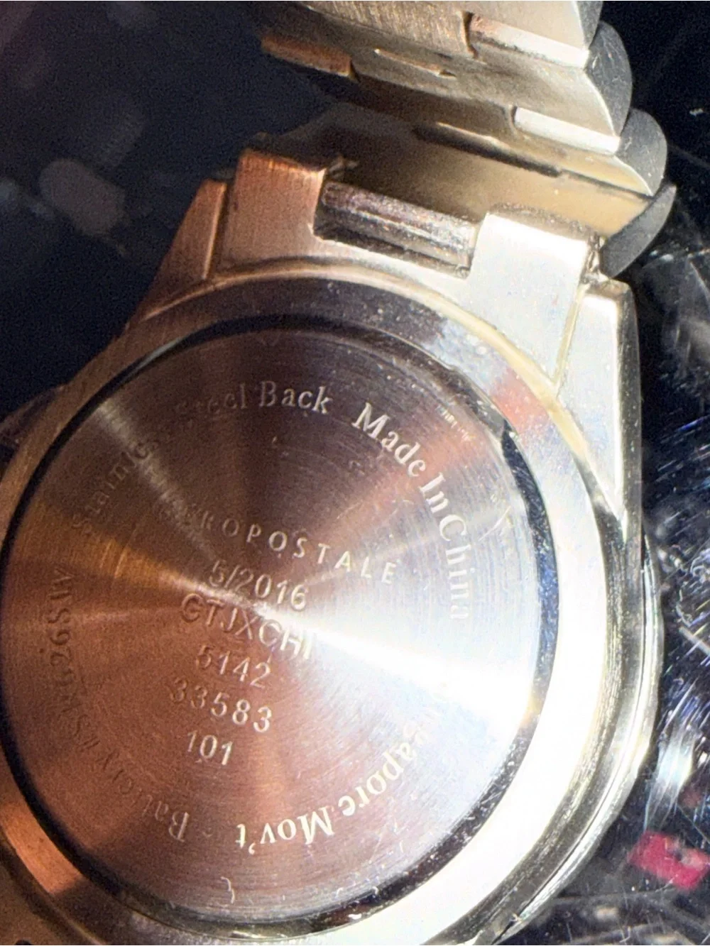 Aeropostale CTIXCHI 5142 Diver-Style Stainless Steel Watch – Needs Battery